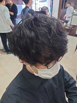 オムヘアー (HOMME HAIR) 【HOMME HAIR 丸山】 韓国マッシュ ツイストスパイラルパーマ