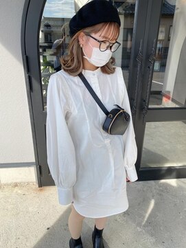 シェリムボート(Cherim boat) 【帽子/眼鏡/かわいい】オシャレ外ハネコーデ