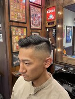 ヘアーデザイン スワロー(hair design Swallow)&nbsp;アシメ　フェードカット