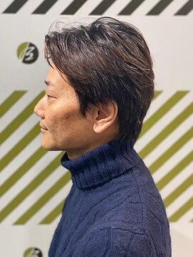 バーバーバー 四谷(BARBER-BAR) 大人カッコいい30代40代50代以上リバースショートレイヤー