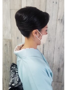 ラピスラズリ(Lapis Lazuli) 和髪　11（熊本　下通　ヘアセット専門店）