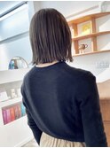 ボブ/切りっぱなし/大人ガーリー/モード/チョコレート105