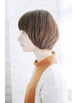 シュシュット(chouchoute)&nbsp;斜めバングデザインカラーシルキーベージュグレージュカラー/128