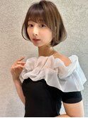 ふんわり感とツヤ色で今旬ショートヘアに