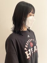 ヨーク(YOKE)&nbsp;【 YOKE 】ミディアムレイヤーシャギー小顔顔まわり韓国