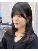 韓国レイヤー/韓国風/ボブ/髪質改善/黒髪/ブリーチなし〔池袋〕