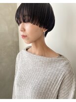 ガリカ 博多(Gallica)&nbsp;【石河安奈】黒髪モードスタイルマッシュルームヘア