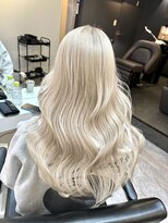 ブレンド 渋谷(BLend)&nbsp;ハイライトカラーマチルダボブインナーグレージュ前髪