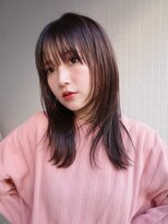 ヨー(Yoh-)&nbsp;【レイヤーカット/阿部達哉】顔まわりカット/ミディアムレイヤー