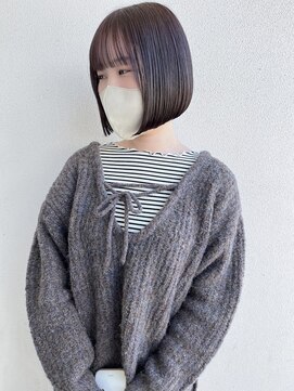 アプア(apua) パープルカラーに似合うミニボブ＊