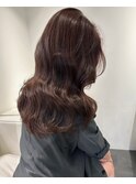 5296黒髪アッシュブラック韓国ヘア波巻きボブワンカールパーマ