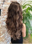 ダウンスタイル ヘアセット