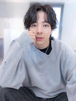 オースティン 調布アミックス(AUSTIN)&nbsp;ツイストパーマ七三オールバックマッシュウルフスリークショート