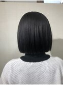 切りっぱなしボブ