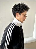 スパイキーショート 短髪 ニュアンスパーマ 吉祥寺 《宮坂紅》