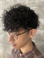 ニアウ 伊勢崎連取店(Niau)&nbsp;メンズマッシュツイストスパイラルパーマメンズパーマ