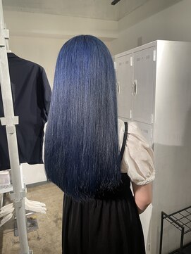 ザ オーダー(THE ORDER) 青髪/ネイビー/派手髪/名古屋/ハイトーン/ケアブリーチ