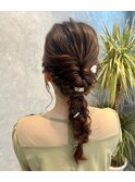 結婚式ヘアセット☆