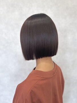 サロンドクオリア(Salon de Qualia) ボブ/メルティカラー/似合わせカット/ウェーブミディアム R2