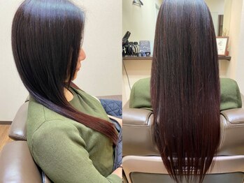 ビリーズ ヘアー(BIRI'S HAIR)の写真/【ハナヘナ(プレミアム認定店)】 ダメージレス！ハリ・コシ・ツヤのある髪へ…♪毎月の施術で美髪に☆