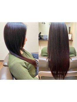 【ハナヘナ(プレミアム認定店)】 ダメージレス！ハリ・コシ・ツヤのある髪へ…♪毎月の施術で美髪に☆