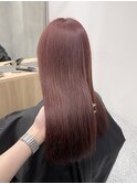 イメチェン/ホワイトブロンド/外ハネボブ/ワイドバング/渋谷
