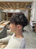 波巻きパーマ