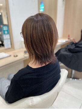 アッシュ 行徳店(Ash) 白髪ばかしハイライト×明るめ白髪染め