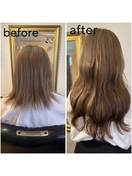 エクステンション キュー(extension Q) プルエクステ/ダイヤモンド毛質52cm（胸下）