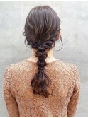 ケイ＊編みおろし　ヘアセット　お呼ばれセット