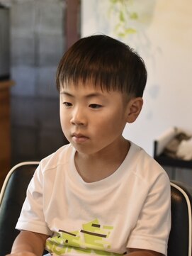 リム メンズヘア(LIM men's hair) 夏髪ショートキッズマッシュ【キッズカット/メンズ/倉敷/中島】