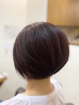 ヘアー グリーン(hair green) 30代40代50代/ショートボブ/ナチュラルブラウンカラー