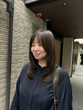 アオ ミナミアオヤマ(Ao. minami aoyama) 似合わせレイヤー／顔周りレイヤー/レイヤー/ロングレイヤー