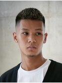 MEN'S/クロップ×ハイフェード/短髪/黒髪
