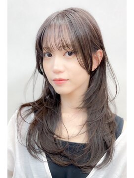 レム 長町店(L.E.M) レイヤーロング × シースルーバング