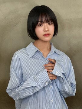 レッドネオ エビス(Redneo ebisu) 【髪質改善】ボブ/コスメストレート/20代/髪質改善/韓国カラー