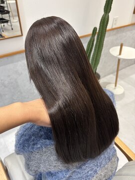 レンジヘアー(lange hair) 寒色ブラウン【鈴鹿/暗髪/髪質改善/ストレート】