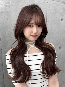 ロンドホットリップ 立川(Lond hot lip) ボルドー/ワインレッド/韓国巻き/ダブルカラー