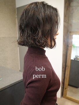 ゆるウェーブボブパーマ