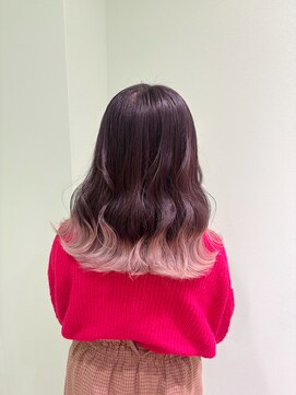 コル(CoL) ホワイトベージュ裾カラー♪