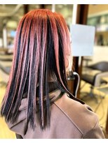 マニス(manis)&nbsp;白髪ぼかし ピンクベージュアンブレラカラー