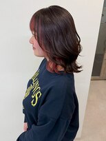 エトレ(etore)&nbsp;似合わせインナーカラー/ピンク/ミディアムレイヤー