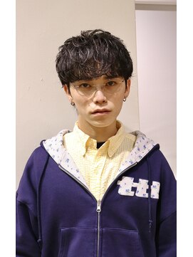 ネイビー(NAVY) ルーズシャドウパーマ