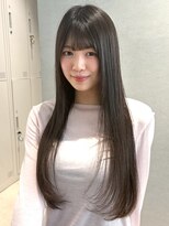 トリッカ シブヤ(TRICCA SHIBUYA)&nbsp;ロングレイヤー/ローレイヤー/髪質改善/縮毛矯正/黒髪/ツヤ/艶髪