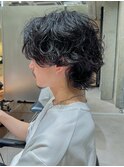 レイヤーカット/顔周り・フェイス/20代/30代/ウルフ