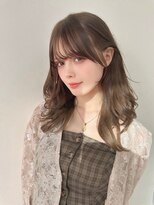 モナザスカイ 栄(MONA the SKY)&nbsp;【MONA】シフォンラテベージュ/ナチュラルヘア/ロングレイヤー