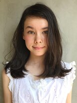 外国人風ナチュラルミディアムhair