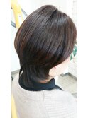 女性らしさが残るショートヘアー
