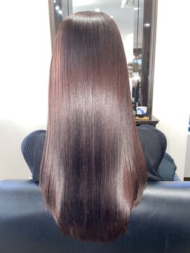 美容室 夢先案内 ダメージ極小！艶さらストレート