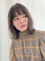 ネオリーブ チロル 横浜西口店(Neolive CiroL.)&nbsp;抜け感ボブミディ　透明感やわらかベージュ